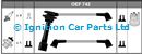 OEF742 KIA CLARUS  HT Ignition Leads 