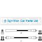 SMP-OEK251 AUTOBIANCHI A 112 Ignition Cable Kit SMP