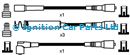 SMP-73033 VAUXHALL ASTRA Mk II ASTRA Mk III CALIBRA CAVALIER Mk II Ignition Cable Kit SMP