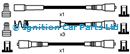 SMP-73037 VAUXHALL CARLTON Mk III FRONTERA Mk I FRONTERA Sport Ignition Cable Kit SMP