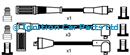 SMP-73174 FIAT RITMO Mk I RITMO Mk II UNO Ignition Cable Kit SMP