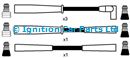 SMP-73461 PEUGEOT 405 Mk I Ignition Cable Kit SMP
