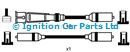 SMP-73587 VOLKSWAGEN CADDY Mk II PASSAT MK III Ignition Cable Kit SMP