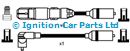 SMP-73704 SEAT CORDOBA IBIZA Mk II TOLEDO Mk I Ignition Cable Kit SMP
