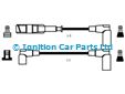 SMP-73917 MERCEDES-BENZ 190 E CLASS E CLASS ESTATE G CLASS G CLASS Cabrio Ignition Cable Kit SMP