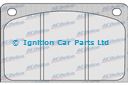 AC058918D BENTLEY AZURE CONTINENTAL EIGHT MULSANNE TURBO R, TURBO R Saloon Brake Pad Set - AC Delco