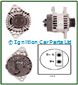a ICP-ALTU1448 FIAT DOBLO DOBLO Cargo MULTIPLA PALIO Weekend Alternator Fully reconditioned Alternator supplied by Ultra SPARKS England