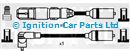 OEF982 SEAT CORDOBA IBIZA Mk II TOLEDO Mk I Ignition Leads Made in UK